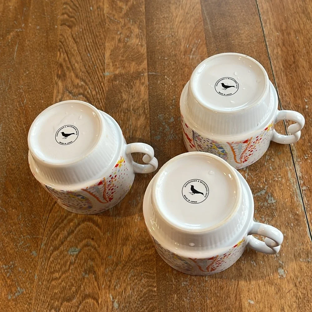 Anthropologie stacking mugs